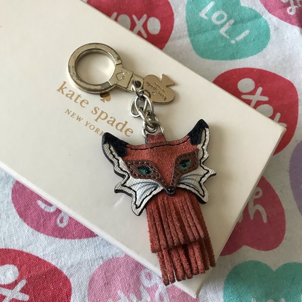 Kate spade fox key fob